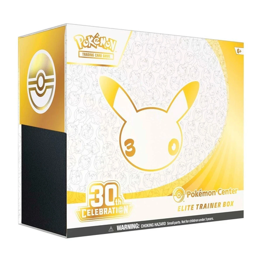 ETB Elite Trainer Box 30 Aniversario Pokémon CENTER - Inglés 🇬🇧